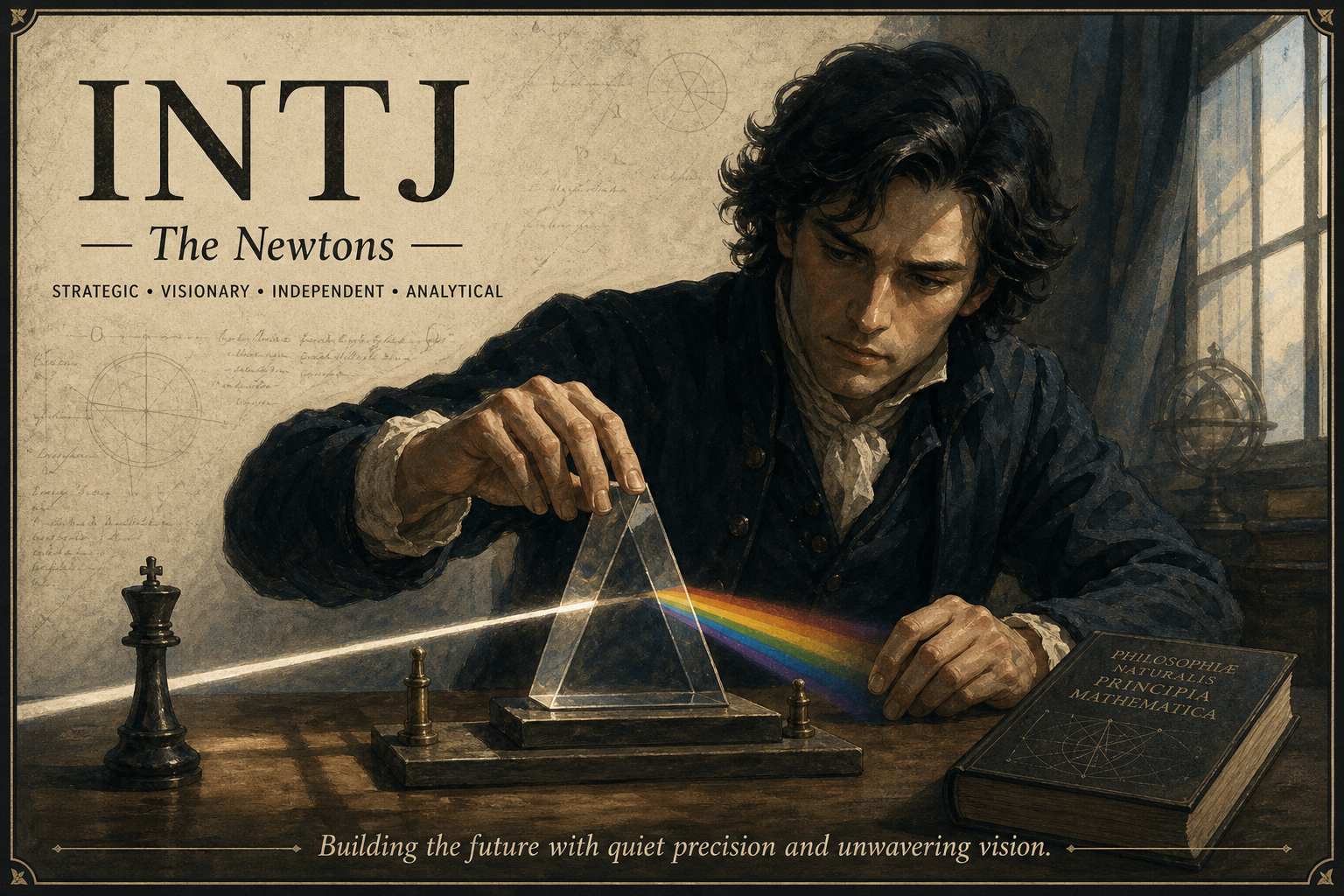 INTJ personality type portrait
