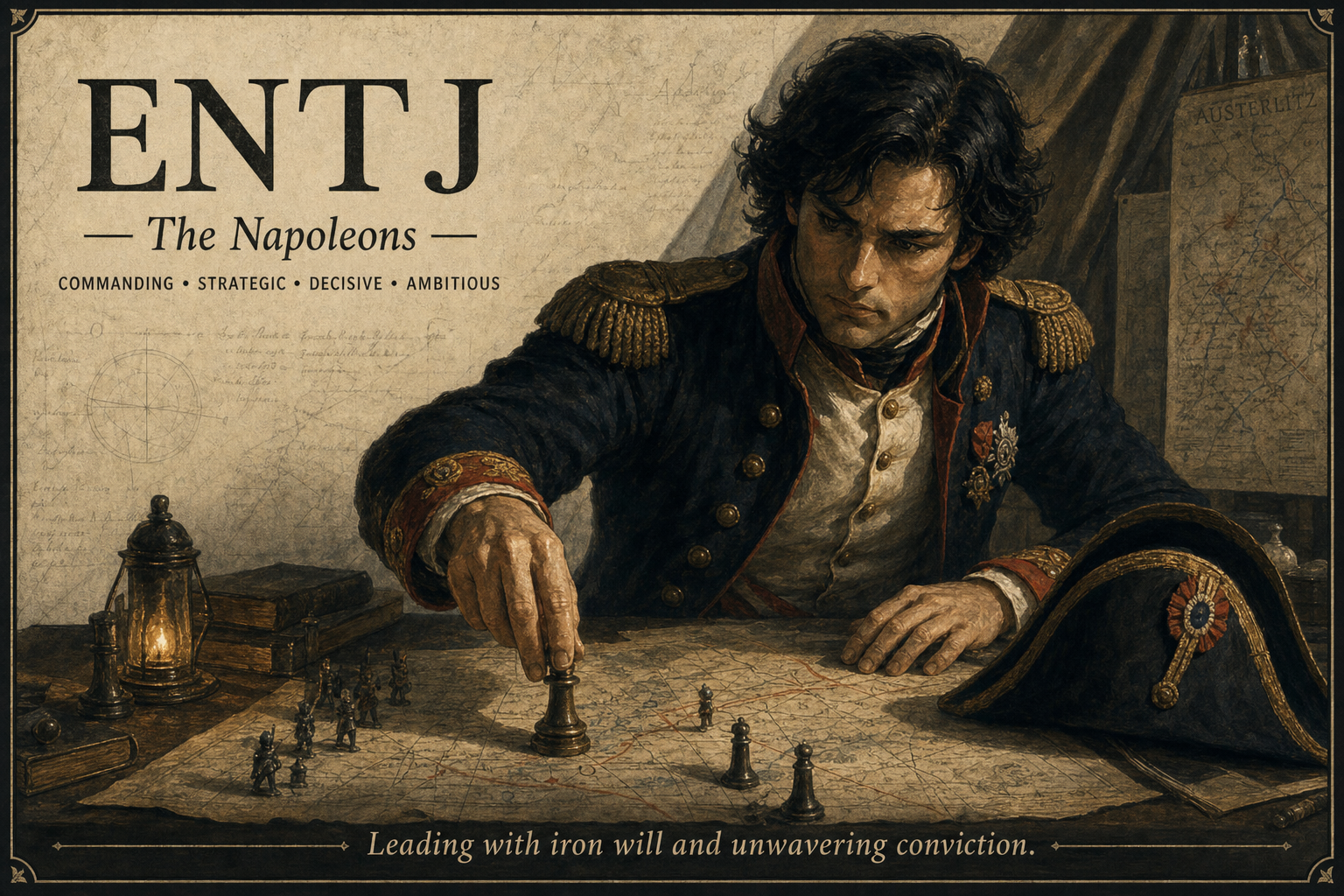 ENTJ personality type portrait