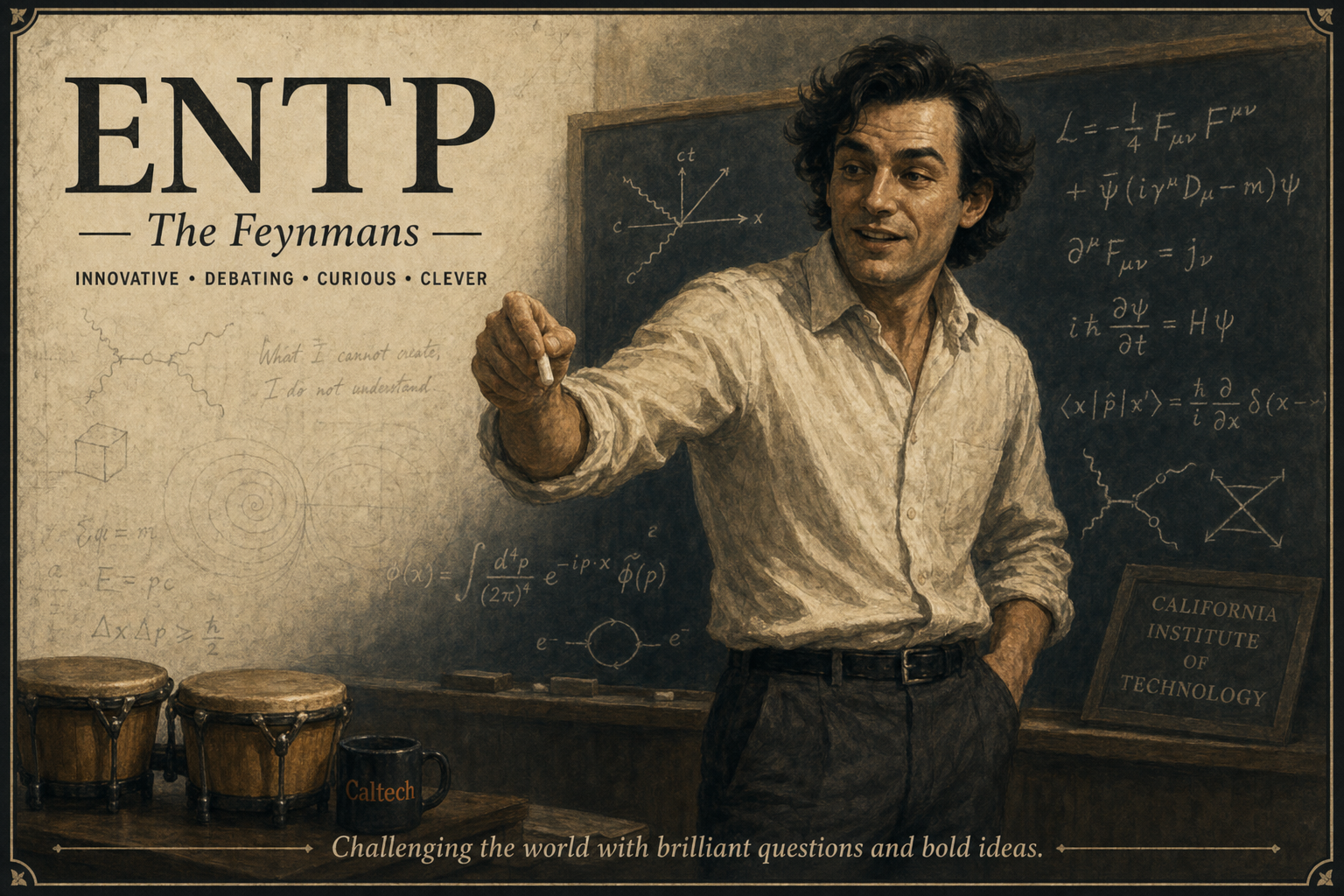 ENTP personality type portrait