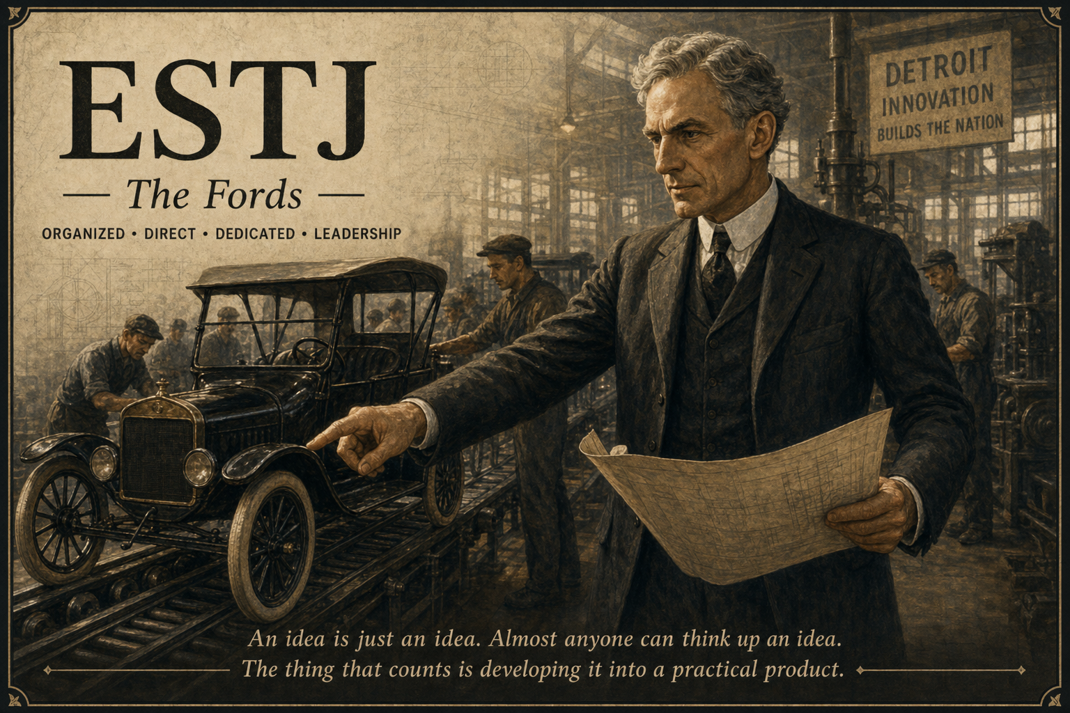 ESTJ personality type portrait
