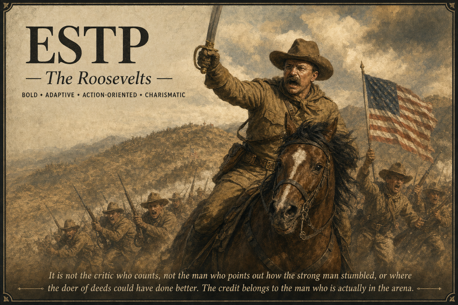ESTP personality type portrait