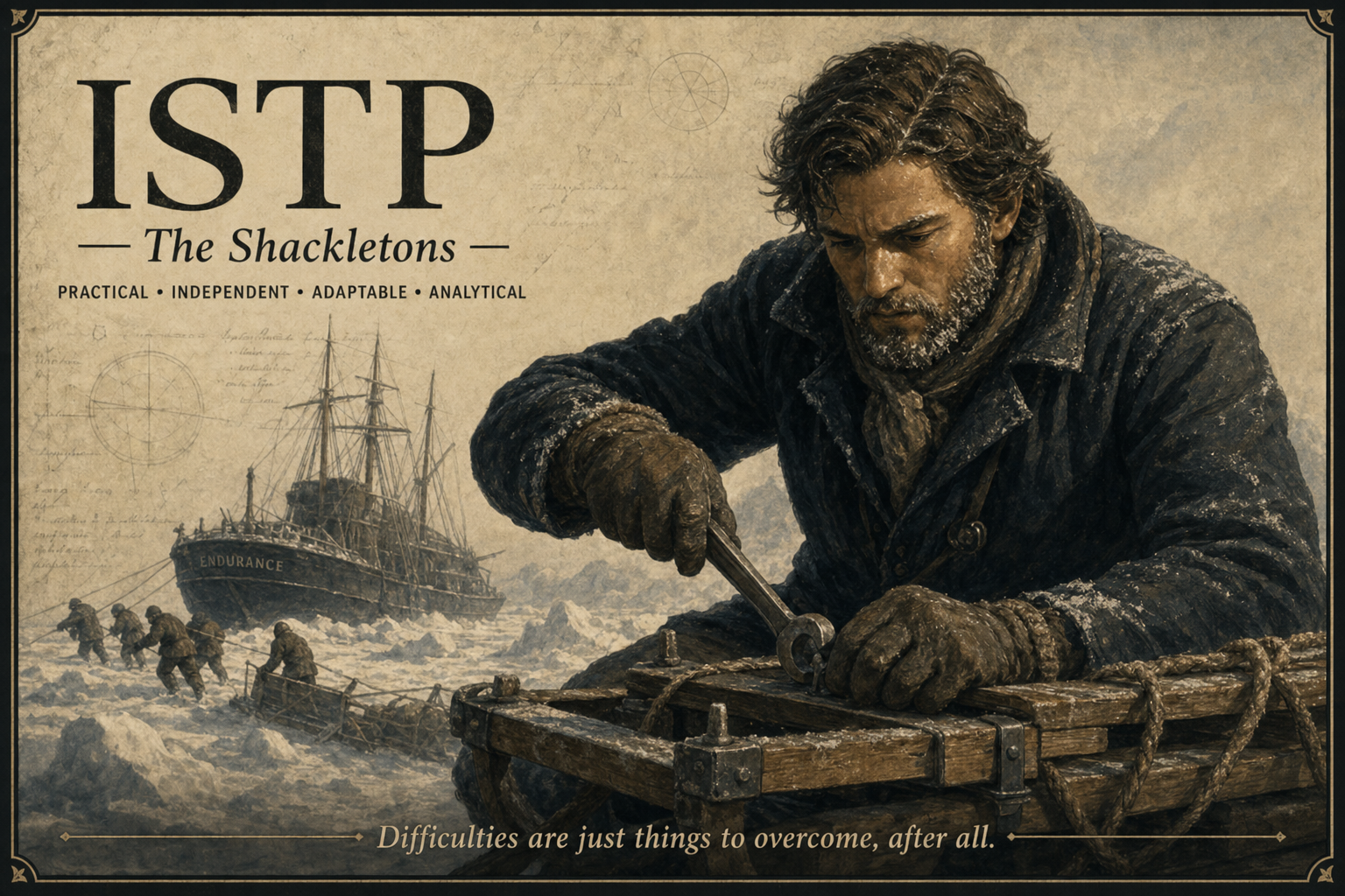 ISTP personality type portrait