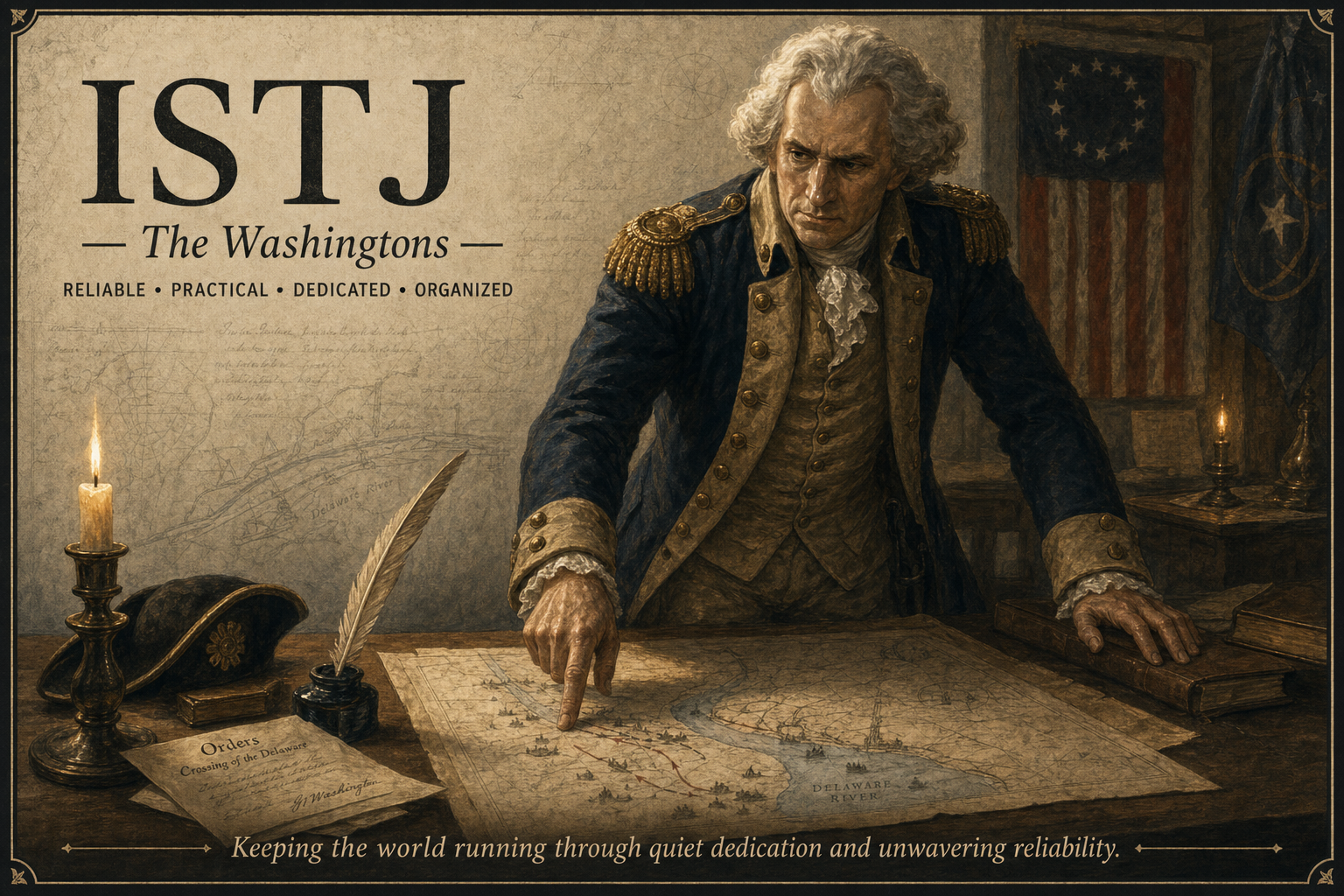 ISTJ personality type portrait