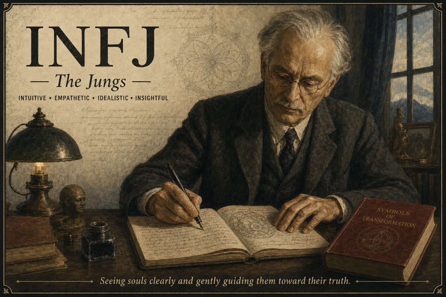 INFJ personality type portrait